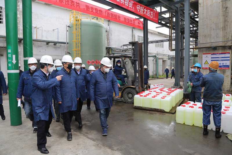 疫情防控关键期 督导组检查防控物资生产企业安全生产工作